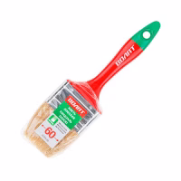 Кисть 60мм (2,5") плоская, флейцевая малярная. ВОЛАТ. Китай (10701-60)