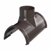 Воронка желоба ТехноНиколь ПВХ, темно-коричневый