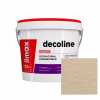 Штукатурка камешковая акриловая Ilmax decoline 1мм, RAL 1015, 25кг