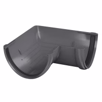 Угол желоба 90° ТехноНиколь ПВХ, серый