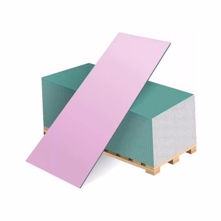 Гипсокартон Волма стеновой огневлагостойкий 12,5х1200х2500 мм.  РФ