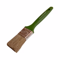 Кисть 40 мм (1,5") флейцевая, толщ.13, светл.щетина, зелен. пласт. ручка. ColorExpert. РФ (81464002)