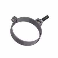 Хомут трубы универсальный ТехноНиколь ПВХ L=180мм, серый