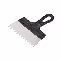 Шпатель 300мм. Зубчатый нержавеющий зуб 6х6мм. ВОЛАТ. РФ (35050-3006)