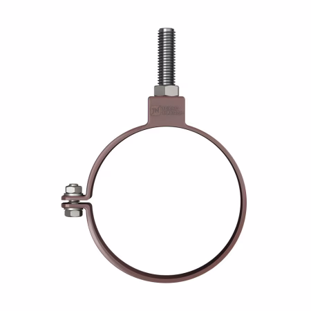 Хомут трубы универсальный ТехноНиколь ПВХ L=180мм, коричневый