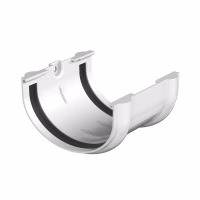 Соединитель желоба ТехноНиколь Оптима (D120/80), белый