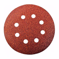 Круг шлифовальный БАЗ под липучку D225 P320 8отв. РФ.