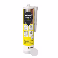 Vetonit comfort sil цветной силиконовый герметик 03 серебро 280 мл РФ