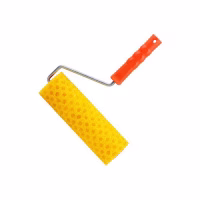 Валик поролоновый "Горошек" 250мм с ручкой 8мм. STARTUL PROFI. Китай (ST0217-25R)