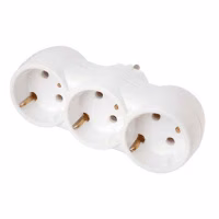 Разветвитель 3-местный (с/з, 16А, 250В), арт.РВ16-375 (Беларусь)