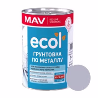 Грунтовка ГФ-021  ECOL светло-серая 1л/1,0 кг. РБ
