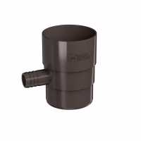 Отвод для сбора воды ТехноНиколь ПВХ, темно-коричневый