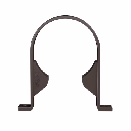 Хомут трубы ТехноНиколь ПВХ, темно-коричневый