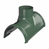 Воронка желоба ТехноНиколь ПВХ, зеленый