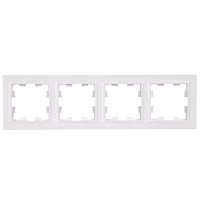Рамка 5-местная IEK BRITE РУ-5-БрЧ белый. Китай
