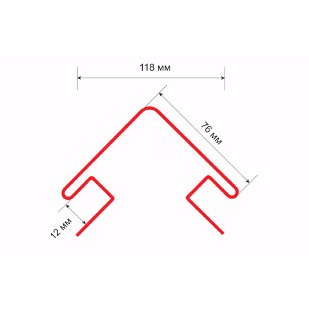 Угол наружный 75° ТехноНиколь Оптима, мимоза, 3м.
