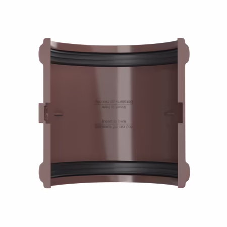 Соединитель желоба ТехноНиколь ПВХ, коричневый