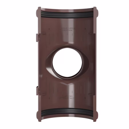 Воронка желоба ТехноНиколь ПВХ, коричневый