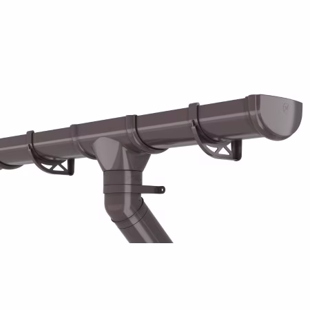 Хомут трубы ТехноНиколь Оптима (D120/80), темно-коричневый