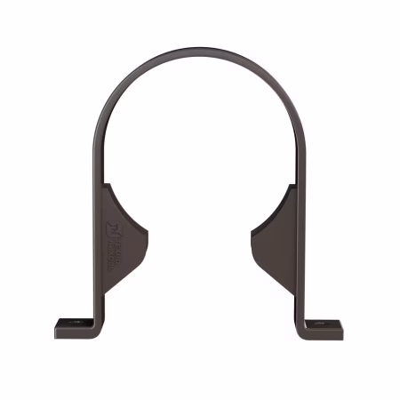 Хомут трубы ТехноНиколь ПВХ, темно-коричневый