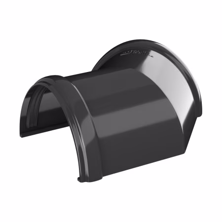 Угол желоба 135° ТехноНиколь ПВХ, черный