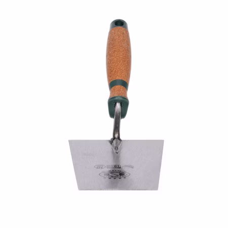 Кельма нерж. трапец. 160мм широкая ручка пробка /022116-K/ Olejnik