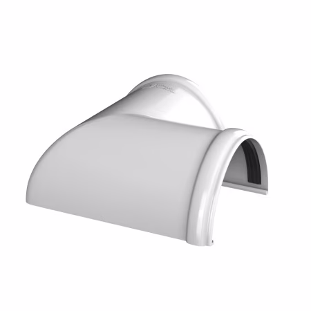 Угол желоба 90° ТехноНиколь ПВХ, белый