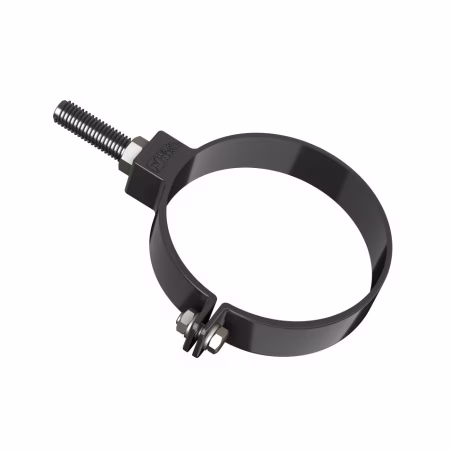 Хомут трубы универсальный ТехноНиколь ПВХ L=180мм, черный