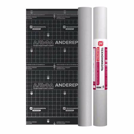 Подкладочный ковер ТехноНиколь Anderep Альфа полимерный, 70м2.