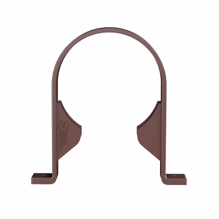 Хомут трубы ТехноНиколь ПВХ, коричневый