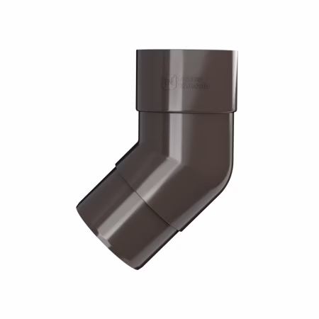 Колено трубы 108° ТехноНиколь ПВХ, темно-коричневый