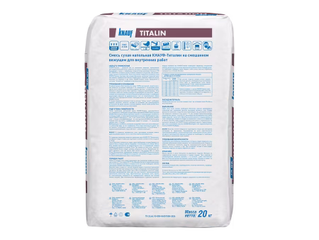 Самонивелир Knauf Титалин 20кг РФ