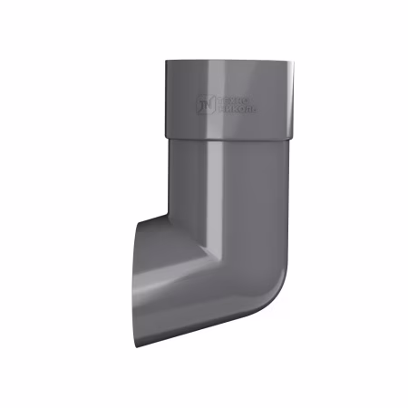 Слив трубы ТехноНиколь ПВХ, серый