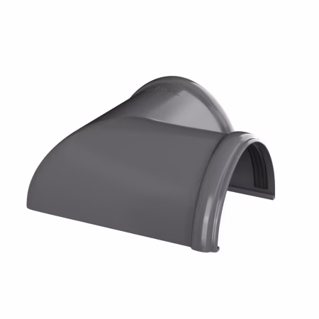 Угол желоба 90° ТехноНиколь ПВХ, серый