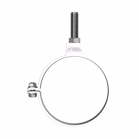 Хомут трубы универсальный ТехноНиколь ПВХ L=140мм, белый