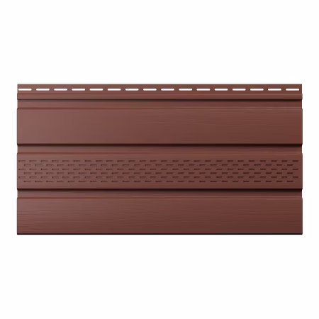 Софит ТехноНиколь частично перфорированный, каштан, 3м.