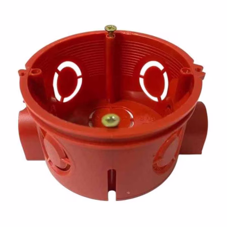 Коробка электромонтажная с шурупами. РФ. (GX1001-к)