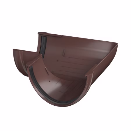 Угол желоба 90° ТехноНиколь ПВХ, коричневый