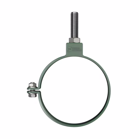Хомут трубы универсальный ТехноНиколь ПВХ L=180мм, зеленый