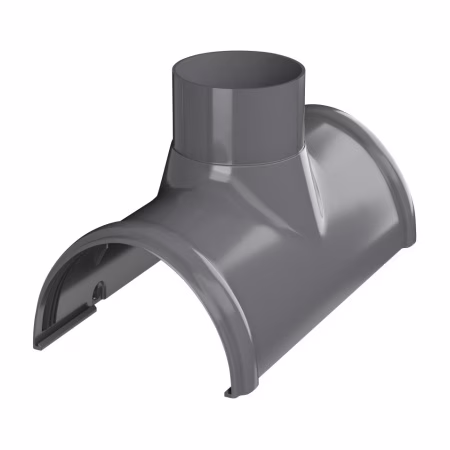 Воронка желоба ТехноНиколь ПВХ, серый