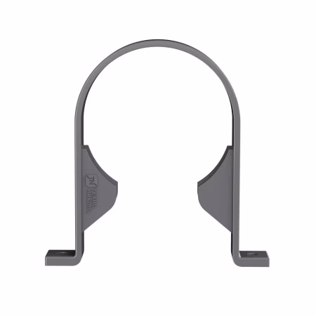 Хомут трубы ТехноНиколь ПВХ, серый