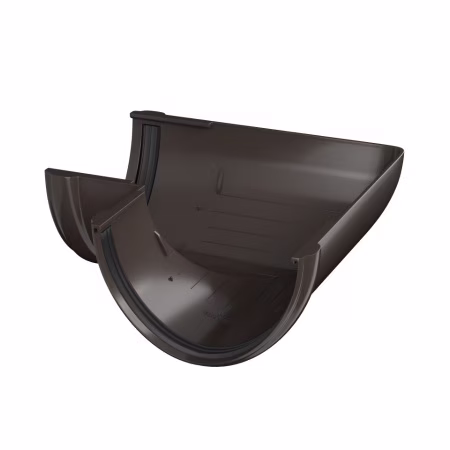 Угол желоба 90° ТехноНиколь ПВХ, темно-коричневый