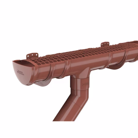 Колено трубы 135° ТехноНиколь ПВХ, красный