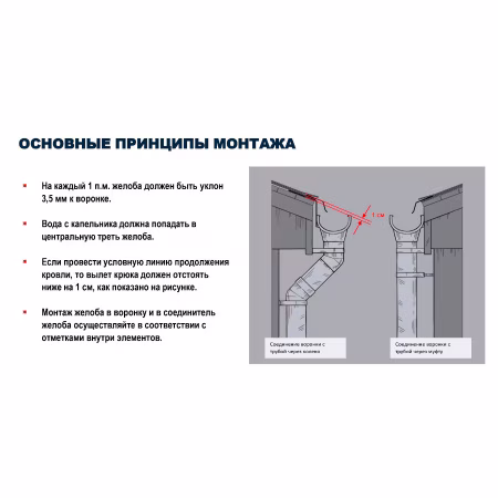 Желоб ТехноНиколь Оптима (D120/80), темно-коричневый, 3м.