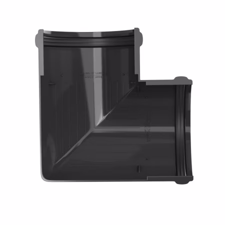 Угол желоба 90° ТехноНиколь ПВХ, черный