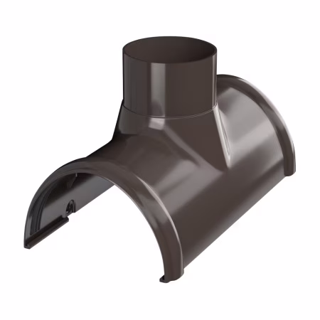 Воронка желоба ТехноНиколь ПВХ, темно-коричневый