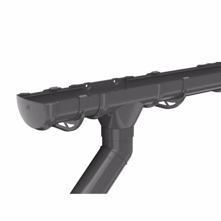 Труба ТехноНиколь Оптима (D120/80), серый, 3м.