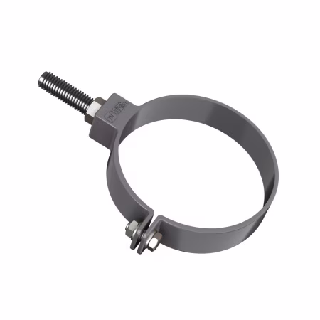 Хомут трубы универсальный ТехноНиколь ПВХ L=140мм, серый