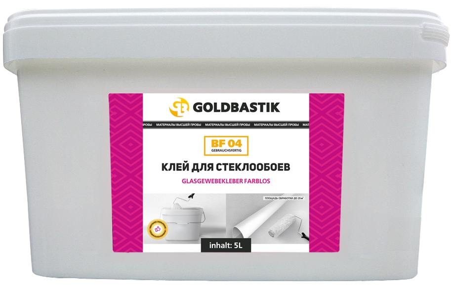 Клей для стеклообоев Goldbastik BF 04. 5л