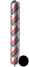Клей-герметик полиуретановый Soudal Soudaflex 40FC черный 600мл. Бельгия (112570)